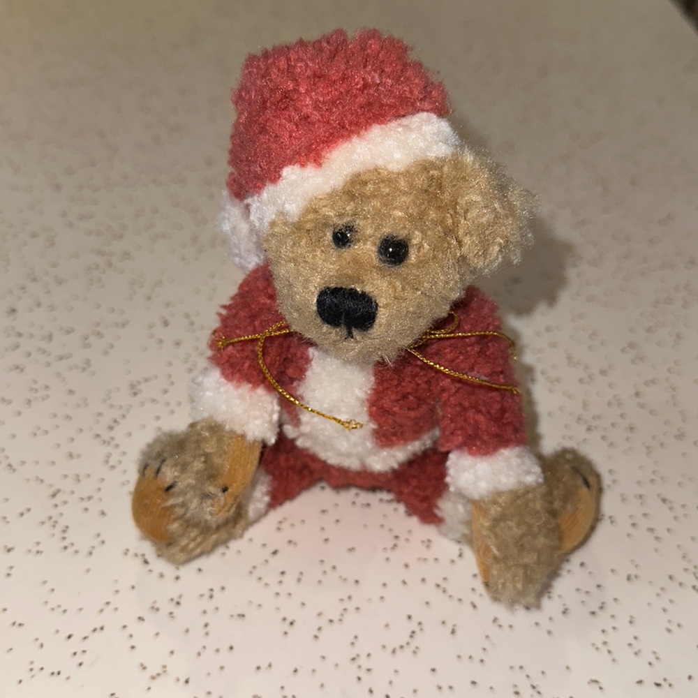 Boyds Bears Retired Niki Santa Claus Bear The Archive Collection Red #1364
